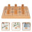 4Pièces Jeu En Bois Enfants Famille Interaction 11