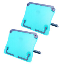 10Pièces Pupitre De Bureau Pliable Bleu ABS Pour Lecteurs