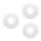3Pièces Armatures Polyester Blanches Pour Décoration Robes Et Corsets 9