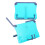 10Pièces Pupitre De Bureau Pliable Bleu ABS Pour Lecteurs 2