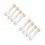 72Pièces Extensions Tressées Colorées Enfants Accessoires Créatifs 8