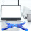 4Pièces Support Laptop Avec Ventilateur ABS Et Hub USB 4 Ports 4