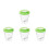 4Pièces Pot D'observation Insectes Plastique Loupe Multifonction 6