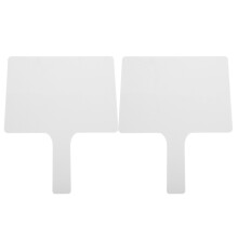 10Pièces Panneaux Effaçables Double-Face Blancs Pour Enfants