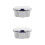 2Pièces Boîte Appâts Vivants Blanche Isolation Double Usage Portable 4
