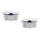 2Pièces Boîte Appâts Vivants Blanche Isolation Double Usage Portable 6