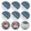 6Pièces Serviettes Comprimées Jetables Portable Coton Couleurs Variées 4
