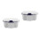 2Pièces Boîte Appâts Vivants Blanche Isolation Double Usage Portable 9