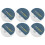 6Pièces Serviettes Comprimées Jetables Portable Coton Couleurs Variées 7