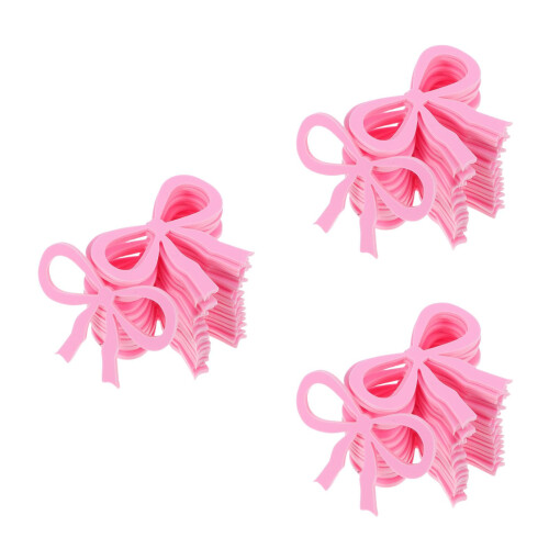 60Pièces Marques Verres Rose Élégant Nœud Pour Mariages 1