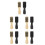 10Pièces Double-Face Golf ABS PP Pour Clubs Chaussures Couleurs 8