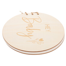 4Pièces Livre D'invités Bébé En Bois Beige Design Rustique Élégant