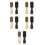 10Pièces Double-Face Golf ABS PP Pour Clubs Chaussures Couleurs 9