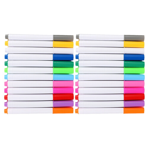 24Pcs Erasable Liquid Chalk Markers For Led Drawing Boards