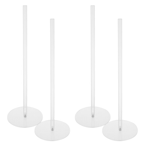 4Pcs Non-Slip Acrylic Donut Tower Versatile Party Display Stand