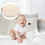 4Pièces Livre D'invités Bébé En Bois Beige Design Rustique Élégant 10