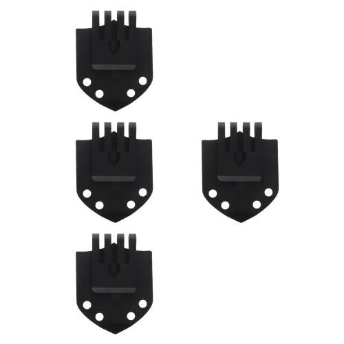 4Pièces Accessoires Golf Métal Noir - Support Serviette 2