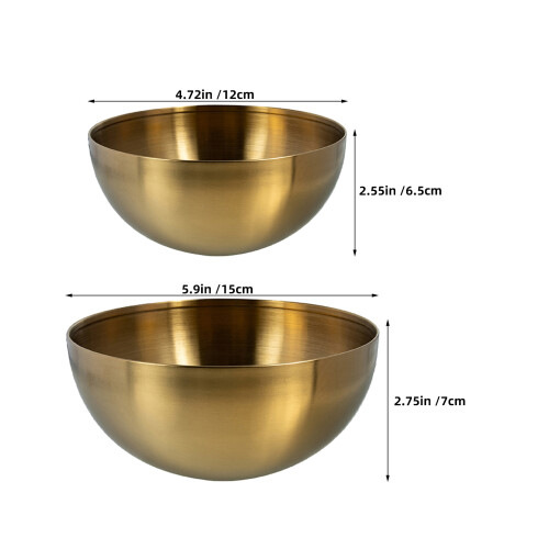 2Pz Ciotole Servizio Acciaio Per Ramen Bibimbap 1
