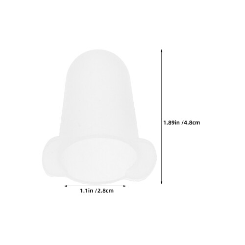 6Pcs Silicone Piping Tip Covers White Dishwasher 1