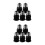 10Pièces Douille Convertisseur Ampoule LED E12-E14 Noir Usage Maison 8