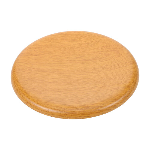 4Pièces Siège De Rond En Bois Naturel, Résistant Élégant 1