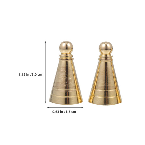 6Pcs Brass Incense Cone Mold 3X1.6Cm Reusable For Tower Incense 2