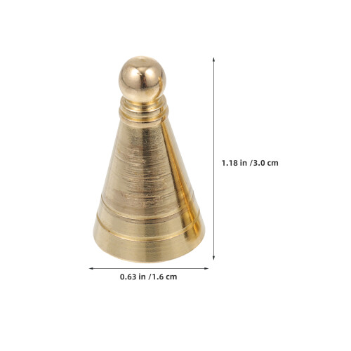 6Pcs Brass Incense Cone Mold 3X1.6Cm Reusable For Tower Incense 1