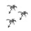 3Pièces Chevaux Métal Pièces Remplacement Jeu De Course Plateau 5