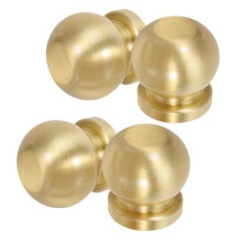 4 Pezzi In Ottone Per Scatola In Legno, Supporti Sfera