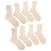 8Pz Bloccacalze in Legno Beige Per E Uncinetto Set Artigianale