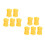 10St Outdoor Plastic Fixeerclip Voetbal En Hondentraining 8