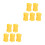 10St Outdoor Plastic Fixeerclip Voetbal En Hondentraining 7