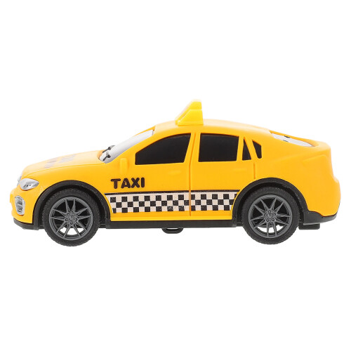 4St Stevige Gele Kunststof Pull-Back Speelgoedauto Voor Kids 2