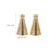 6 Pezzi Stampo In Ottone Per Coni D'Incenso 3X1,6 Cm Riutilizzabile 3