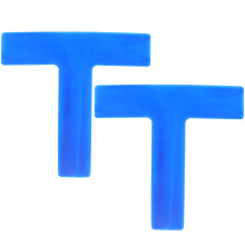 6St PVC Voetstap Trainingsmat T-Vormige Vloermarkers Voor Sport