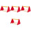 4St Rood Vogelstand Met Slijpplank Training 5