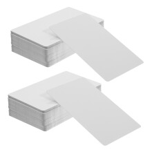 200Pièces Cartes De Visite Métal Aluminium Épais Sublimation DIY