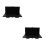 2St Multifunctioneel Zwart Plastic Model Stuk En Accessoires Opslagrek 6