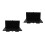 2St Multifunctioneel Zwart Plastic Model Stuk En Accessoires Opslagrek 8