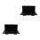 2St Multifunctioneel Zwart Plastic Model Stuk En Accessoires Opslagrek 7