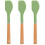3St Multifunctionele Groene Silicone Spatula’s Voor En 6