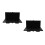 2St Multifunctioneel Zwart Plastic Model Stuk En Accessoires Opslagrek 5
