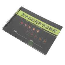 4St Compact Nagelpraktijk Boek Papier Met Verschillende Nagelmodellen