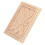 4Pièces Bois Sculpté Beige Appliques D'angle Pour Portes 1