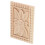 4Pièces Bois Sculpté Beige Appliques D'angle Pour Portes 2