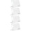 4Sets Whiteboard Acryl Transparant Droog Memo Bord 4