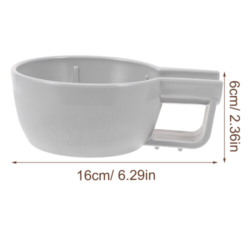 3St Plastic Scheerbowl Met Schuimruimte Voor Grijs 1