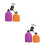 2St Toon Drum Cowbell Set Kleurrijk Percussie Accessoire 7