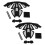 4Sets Universele Helmvoering Set, Ademend Schuimpads Voor Fietsen 2