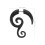 6 Pares De Piercing Falso Espiral Acrílico Para 3